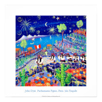 Kunst-Plakat: Pachamama Pfeifer, Peru. Isla Taquil poster