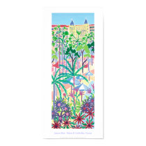 Cartaz da arte: Palmas & guarda-chuvas, Cannes Cor pôsteres