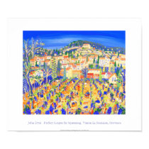 Art Poster: Perfect Grapes for Squeezing, Provence posters by johndyergallery Art Poster: Perfect Grapes for Squeezing, Provence posters