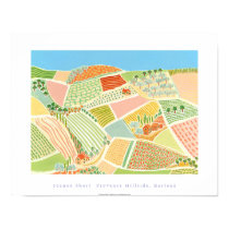 Art Poster: Provence Hillside, Rasteau, France posters by johndyergallery Art Poster: Provence Hillside, Rasteau, France posters