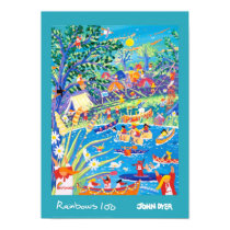 Art Poster: Rainbows 100 Years of Fun ! posters by johndyergallery Art Poster: Rainbows 100 Years of Fun ! posters