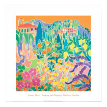Art Poster: Singing and Zinging, Hanbury Garden posters by johndyergallery Art Poster: Singing and Zinging, Hanbury Garden posters