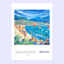 Art Poster: Swashbuckling Swanpool, Cornwall posters