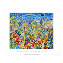 Art Poster: The Eden Project by John Dyer posters by johndyergallery Art Poster: The Eden Project by John Dyer posters