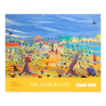 Art Poster: The Olive Route. Carol Drinkwater posters by johndyergallery Art Poster: The Olive Route. Carol Drinkwater posters