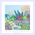 Art Poster: Tropical Plants tumblng into the Sea posters