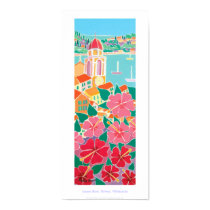 Art Poster: Trumpeting Flowers, Villefranche posters by johndyergallery Art Poster: Trumpeting Flowers, Villefranche posters