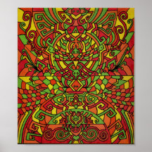Art Poster with `Himalayan Inspirations'