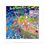 Art Print: Blue Skies and Blazing Stars, Banrock