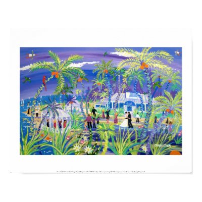 Art Print: Grand Old House Wedding, Grand Cayman by johndyergallery