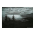 Art Print of Dawn at the lake, by Lucinda Knowlton