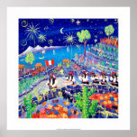 Art Print: Pachamama Pipers, Peru. Isla Taquile