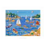 Art Print: Sunday Sailing, Fowey, Cornwall
