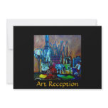 Art reception/show invitation
