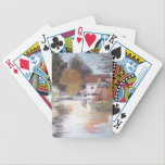 Art riverscape playing cards