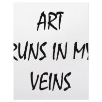 Art Runs In My Veins letterhead by Supernova23 Art Runs In My Veins letterhead