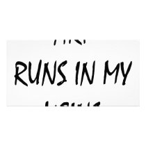 Art Runs In My Veins photo cards by Supernova23 Art Runs In My Veins photo cards