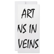 Art Runs In My Veins rack cards by Supernova23 Art Runs In My Veins rack cards