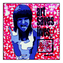 Art Saves Lives 21 posters by Parknills Art Saves Lives 21 posters