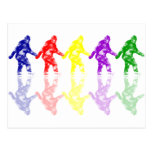 ART SCHOOL SQUATCH - Colorful Bigfoot Logo Post Cards