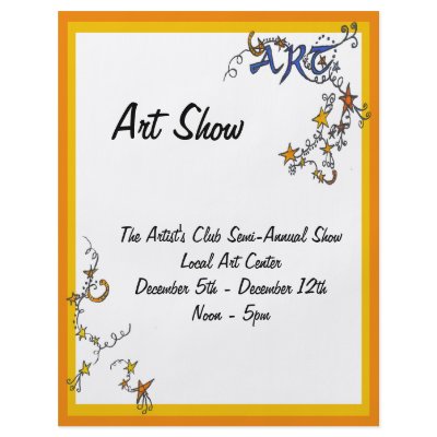 Art Scroll Flyer by rosiesworkshop