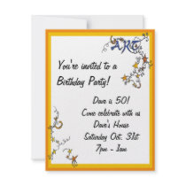 Art Scroll Invitation