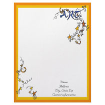 Art Scroll Letterhead by rosiesworkshop Art Scroll Letterhead