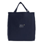 Art Shopper Bag: Embroidered Galerie Monaco