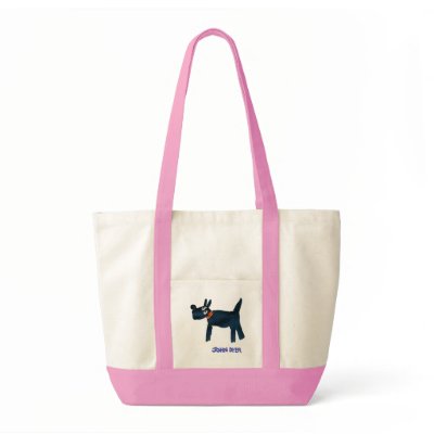 Art Shopping Bag: Scotty Dog by johndyergallery