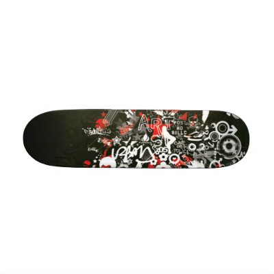 Art-Smash Skate Board Deck by hunnamo10