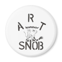 "Art Snob" Magnets