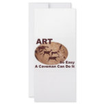 Art- So Easy A Caveman Can Do It rack cards