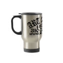 ART & SOUL TATTOO OLD ENGLISH LOGO TRAVEL MUG