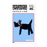Art Stamp: Bella Black Scotty Dog stamps