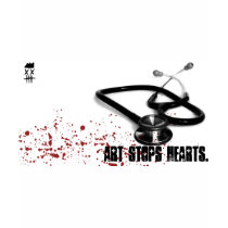Art Stops Hearts t-shirts by Atroopeen Art Stops Hearts t-shirts