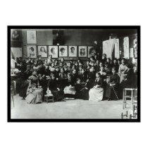 Art Students at the Academie Julian in Paris 1885 posters
