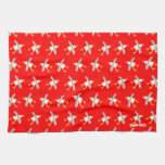 Art Tea-Towel John Dyer Seagulls Red