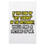 Art Teacher In Dictionary...My Picture Customized Stationery