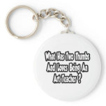Art Teacher Joke...Two Thumbs Keychains