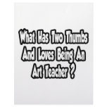Art Teacher Joke...Two Thumbs Letterhead Template