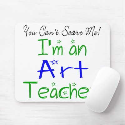 Art Teacher Mousepad by myhmdesigns