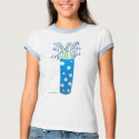 T-shirt da arte: Vaso e Bluebells manchados