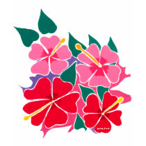 Art Top: Baby Doll Hibiscus Flowers t-shirts by johndyergallery Art Top: Baby Doll Hibiscus Flowers t-shirts