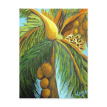 Art Tropical Palm postcards