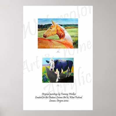 Art & Wine Festival Poster by twalker
