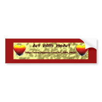 Art with Heart  Bumpersticker