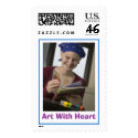 Art With Heart postage by warriorgirl88 Art With Heart postage