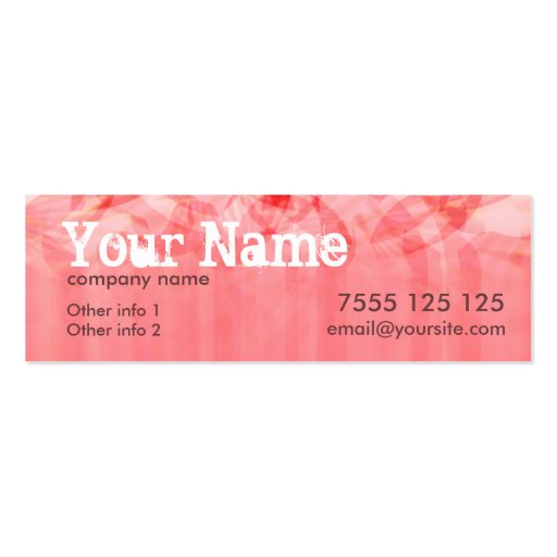 ARTBrush Profile card Business Card Template (front side)