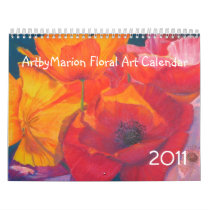 ArtbyMarion Floral Art 2011 Calendar