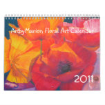 ArtbyMarion Floral Art 2011 Calendar